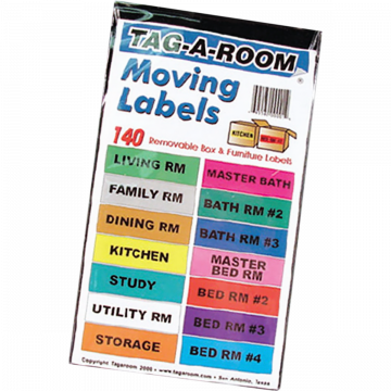Residential Moving Labels (140 Pack)